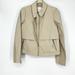 Anthropologie Jackets & Coats | Anthropologie Tan Faux Leather Jacket Size S | Color: Tan | Size: S