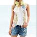 J. Crew Tops | J Crew Linen Fruit Salad Tank Top | Color: White | Size: Xxs