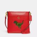 Coach Bags | Coach Kitt Messenger Crossbody Bag With Rexy | Color: Green/Red | Size: 7 3/4" (L) X 8 3/4" (H) X 1 1/2" (W)