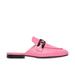 Gucci Shoes | Gucci Princetown Horsebit-Detail Almond-Toe Leather Mules In Pink Trop 790.00 38 | Color: Pink | Size: 8