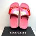 Coach Shoes | Coach Paxton Sport Slide, “Carnation”Color, Size 10-B | Color: Pink/Red | Size: 10