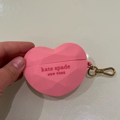 Kate Spade Cell Phones & Accessories | Kate Spade Heart Gem Airpods Pro Case | Color: Pink | Size: Os