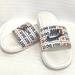 Nike Shoes | Nike Benassi Jdi Just Do It Graphic Print Slide Sandals Men Sz 7 Women Sz 8.5-9 | Color: Black/White | Size: 7