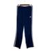 Adidas Pants | Adidas Essential Track Pants Sz L Shiny Pockets Navy And White Striped S90425 | Color: Blue | Size: L