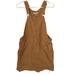 American Eagle Outfitters Dresses | American Eagle Corduroy Jumper Overall Mini Dress | Color: Orange/Yellow | Size: S