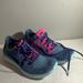 Nike Shoes | Blue And Pink Nike Free Run Flyknit Tennis Running Shoes, Size 8 #104 | Color: Blue/Pink | Size: 8