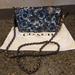 Coach Bags | Coach 1941 "Dinky" Floral Print Crossbody Clutch Bag | Color: Black/Blue | Size: Os