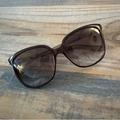 Gucci Accessories | Gucci Oversized Tinted Sunglasses - New With Box Never Worn | Color: Brown/Gold | Size: Os