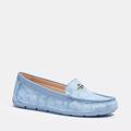 Coach Shoes | Coach Marley Denim Driver Loafer In Leather | Color: Blue | Size: 6.5
