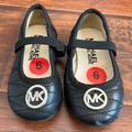 Michael Kors Shoes | Michael Kors Toddler Girl Black Flats Size 6 | Color: Black | Size: 6bb