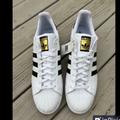 Adidas Shoes | Adidas Mens Size 19 Superstar White Low Top Shoes Sneakers Nwt Small Smudge | Color: White | Size: 19