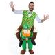 I LOVE FANCY DRESS Adults Irish Waistcoat & Bow Tie With Irishman Pick Me Up - Large - Green Irish Waistcoat, Bow Tie, and Irishman Pick Me Up - Perfect for St Patrick's Day