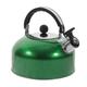 Whistling Kettle Whistling Tea Kettle Stainless Steel Tea Pot Tea Kettle Stovetop Whistling Kettle with Cool Grip Handle Stainless Steel Kettle (Color : Grün, Size : 3L)