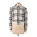 BB Dakota by Steve Madden Jacket: Ivory Plaid Jackets & Outerwear - Women's Size Small