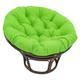 Papasan Chair Cushion Seat Cushion Outdoor Hanging Chair Chair Cushion Hanging Basket Cushion Garden Furniture Cushion Seat Cushion Thick Seat Pads For Rattan Furniture (Color : Vert, Size : 90x90cm