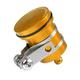 TWHSGBNH Motorcycle Oil Tank Motorcycle Rear Brake Pump Fluid Reservoir FOR HA REBEL CMX500 CMX300 2017-2021 2020 2019 CMX250C Tank Oil Fluid Cup (Color : GOLD)