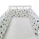 Aocase Baby Cot Bumper Bed Bumper One Piece Anti Collision Bed Bumper for Children Soft and Comfortable Edge Protection Baby Cot Bumper,NO24,300x30cm
