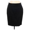Lane Bryant Casual Skirt: Black Solid Bottoms - Women's Size 14 Plus