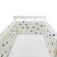 Aocase Baby Cot Bumper Bed Bumper One Piece Anti Collision Bed Bumper for Children Soft and Comfortable Edge Protection Baby Cot Bumper,NO17,300x30cm