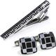 Tie clip Royal Blue Rhinestones Cufflinks Good necktie clip for tie pin for men Pink Crystal tie bars cufflinks tie clip set (Color : TZ 212) (Color : Tz 014)