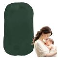 WXJHNYBS Baby Bed Sleeper, Breathable Cotton Baby Sleep Nest Foldable Detachable Washable Baby Sleep Nest Bed,Green