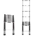 Outdoor Ladder,Ladders,Telescopic Ladder,Expandable Reinforced Aluminum Ladder for Home Office, Home Loft Sturdy Aluminum Telescopic Steps, Load 150Kg / 330Lb,3.90 M/12.7Ft,3.90 M/12.7Ft (3.5 M/11.4