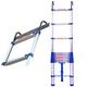 Ladder,Outdoor Ladders,Telescopic Ladder,Telescopic and Climbing Ladder Telescoping Extension Ladder with Hooks, Heavy Duty Aluminum Telescopic Folding Ladder,Outdoor Ladders for Roof Attic Off (4.1