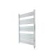 NWT Direct Fixed Temperature Electric Straight Chrome Towel Rail Radiator Bathroom Heater (Pre-Filled) - 500mm (w) x 1000mm - 300w Element