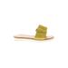 Born In California Sandals: Yellow Shoes - Women's Size 7