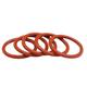 Od 12-100mm Thickness(cs) 4mm Red Silicone O-ring Sealing Ring, 80x72x4mm, 20pcs