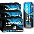 Lucozade Alert Energy Drinks - RRP Price Marked (36x500ml Blue)