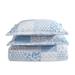 Laura Ashley Colleens Coastal Patchwork Cotton Blue Quilt Set Polyester/Polyfill/Cotton | Twin Quilt + 1 Standard Sham | Wayfair USHSA91281294
