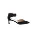 Pelle Moda Heels: Black Shoes - Women's Size 8 1/2