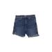 Wrangler Jeans Co Denim Shorts - Mid/Reg Rise: Blue Bottoms - Women's Size 30