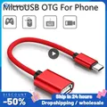 Nuovo cavo adattatore da Micro USB OTG tipo C A USB tipo C convertitore da Micro USB A USB A per USB