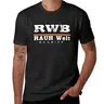 T-shirt uomo cotone tshirt tedesco RWB t-shirt sport fan t-shirt corta t-shirt uomo bianco t-shirt