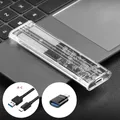 Custodia SSD SATA M.2 Adattatore SSD esterno USB 3.1 Gen 1 (5 Gbps) Type-C per SSD M2 SATA NGFF 2242/2260/2280 con chiave B/chiave B+M