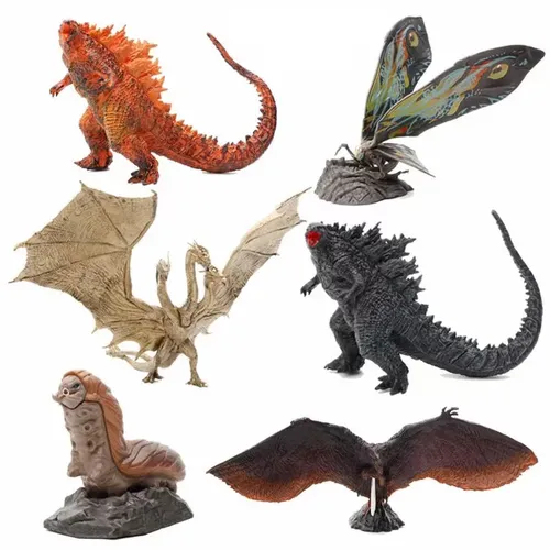 6 teile/satz Film Godzilla Dinosaurier Godzilla Mothra Ghidorah PVC Action Figure Modell Spielzeug