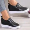 Neue weiße versteckte Keil absätze Turnschuhe Freizeit schuhe Frau High Platform Schuhe Damen High Heels Wedges Schuhe für Frauen