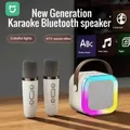 K12 Bluetooth drahtloser tragbarer Lautsprecher Multifunktions-Karaoke mit 1-2 Mikrofon kleiner