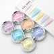 6 Farben/Set Nagel pulver Nagel Glitter Regenbogen Pigment Staub Aurora Nägel Dekor