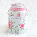 Mini boîtes de rangement scellées en fer à fleurs 18 boîtes à bonbons boîte à thé florale 12