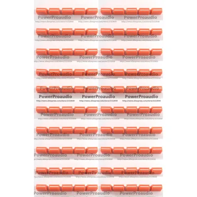 Lot de 100 boutons de capuchon fader couleur orange pour 56 57 61 62 64 68
