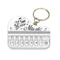 Porte-clés Piano jouet d'instrument musique Portable Mini clavier électronique