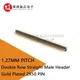 Double Nucleoof Straight illac 2 * 50PIN 1.27 P PCB Board Pin Header Connector Strip Pinheader 100