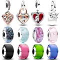Love Lock Fit Pandora Charms couleur argent bracelet original pour bijoux de direction