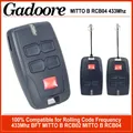 Gadoore Télécommande de Garage Mitto B RCB04 BFT 433MHz Télécommande de portail compatible avec