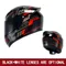 Casque noir casque de moto karting voiture de croisière casque de voiture électrique pour hommes et