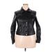 Worth New York Faux Leather Jacket: Black Jackets & Outerwear - Women's Size 4X