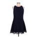 Joie Casual Dress - A-Line: Blue Dresses - Women's Size 10